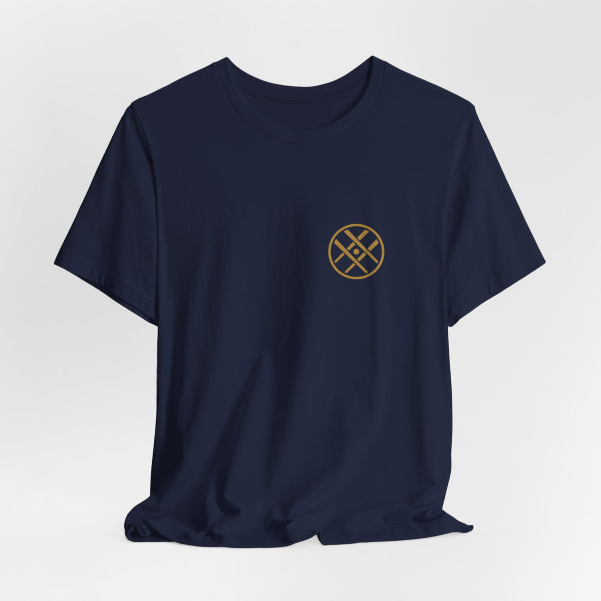 Japanese Kanji Back Print Shirt, Minimal Family Crest Tee, Spirit of Words Gift