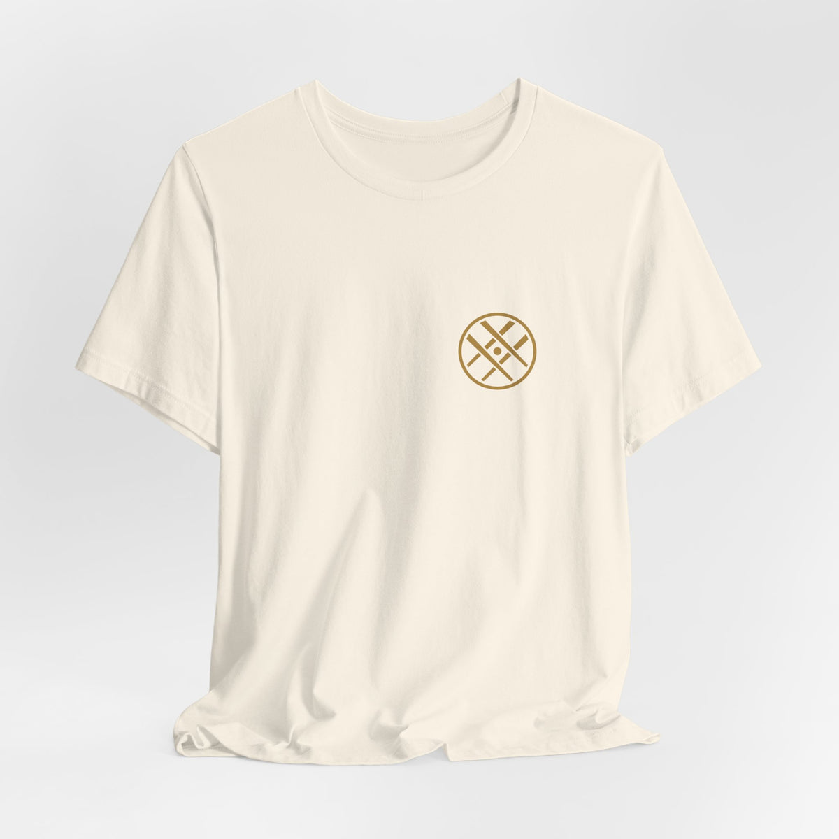 Japanese Kanji Back Print Shirt, Minimal Family Crest Tee, Spirit of Words Gift