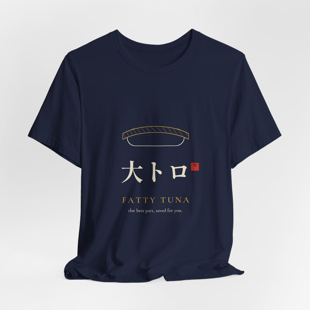 Fatty Tuna Sushi Shirt, Minimal Line Art Nigiri Tee, Japanese Sushi Lover Gift
