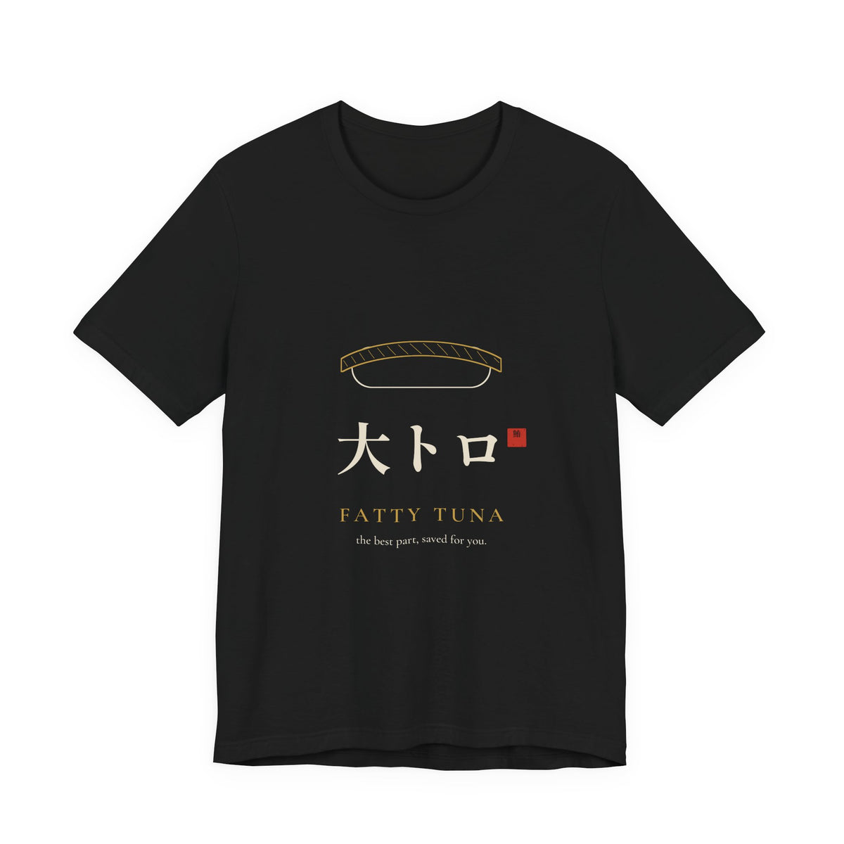 Fatty Tuna Sushi Shirt, Minimal Line Art Nigiri Tee, Japanese Sushi Lover Gift