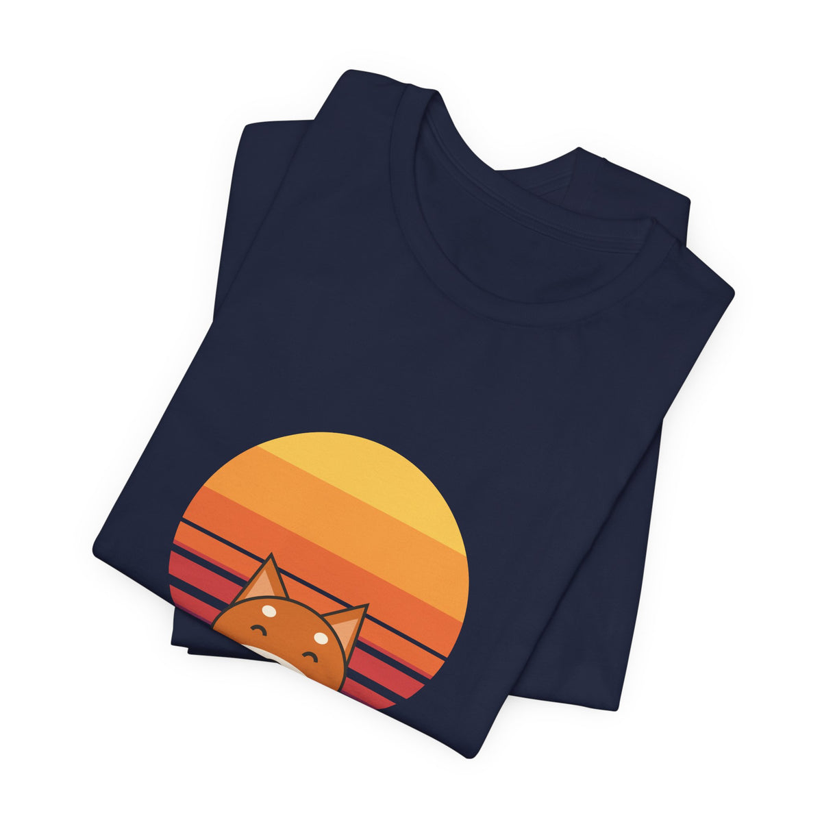Shiba Mom Shirt, Retro Sunset Shiba Inu Tee, Japanese Katakana Dog T-Shirt, Shiba Owner Gift