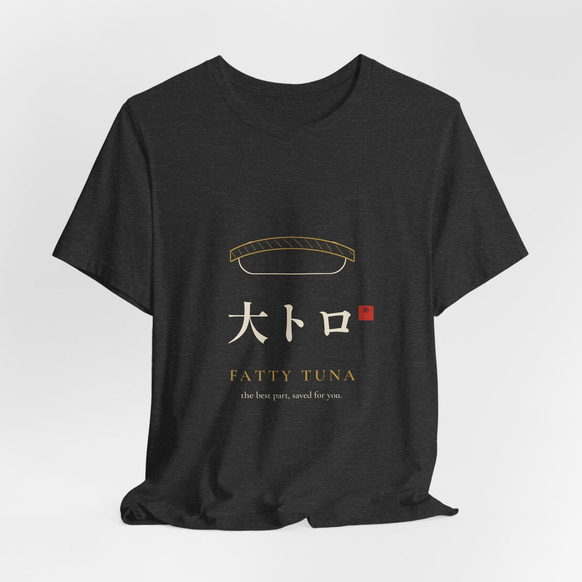 Fatty Tuna Sushi Shirt, Minimal Line Art Nigiri Tee, Japanese Sushi Lover Gift