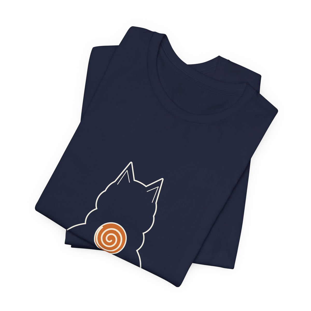 Shiba Inu Shirt, Minimalist Line Art Shiba Butt Tee, Cinnamon Roll Tail Dog Lover Gift, Japanese Dog T-Shirt