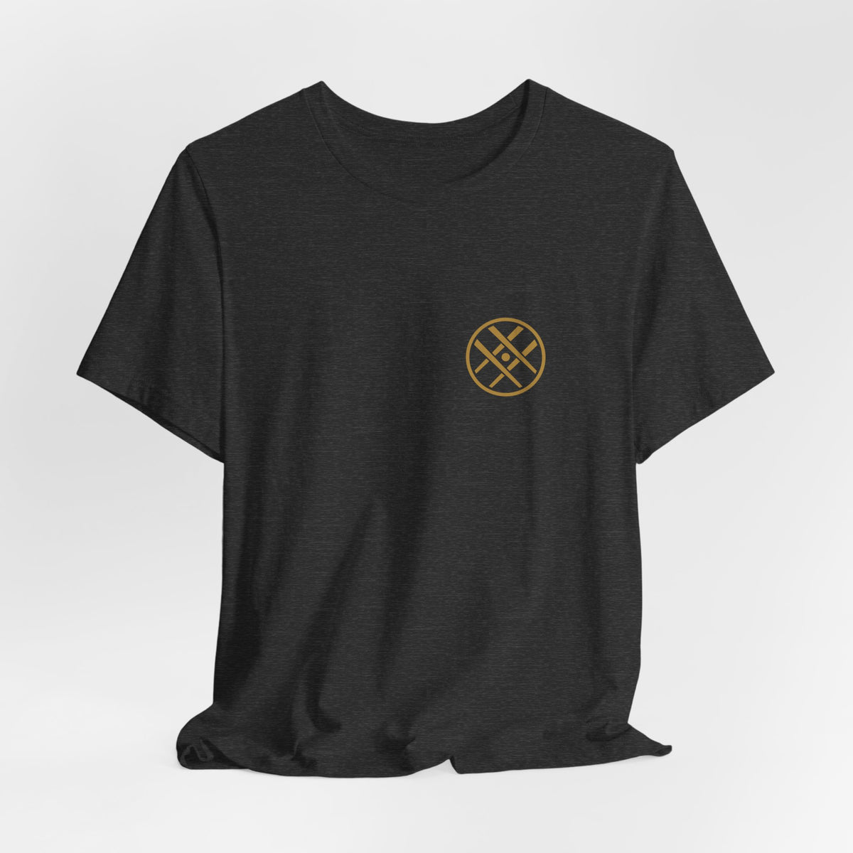 Japanese Kanji Back Print Shirt, Minimal Family Crest Tee, Spirit of Words Gift