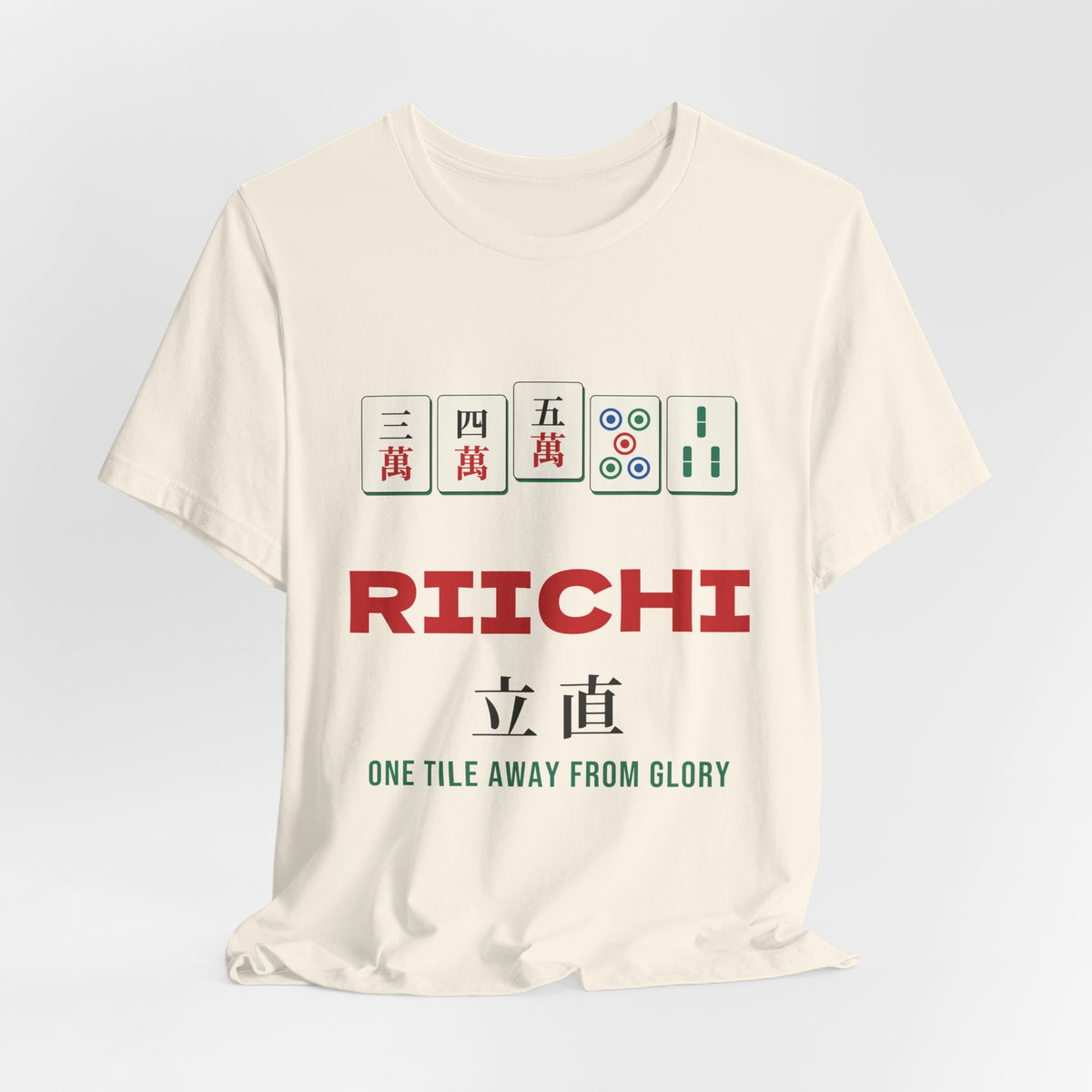 Riichi Mahjong Shirt, Japanese Mahjong Tiles Tee, Mahjong Player Gift, Mahjong Lover T-Shirt