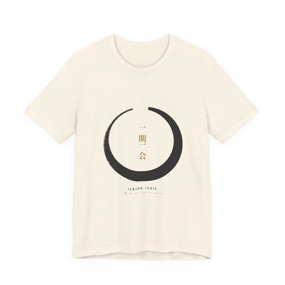 Zen Circle Shirt, Ichigo Ichie Japanese Calligraphy Tee, Mindfulness Gift