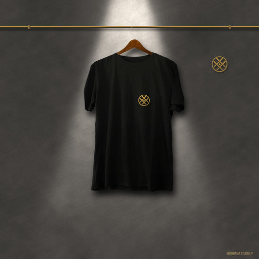 Japanese Kanji Back Print Shirt, Minimal Family Crest Tee, Spirit of Words Gift