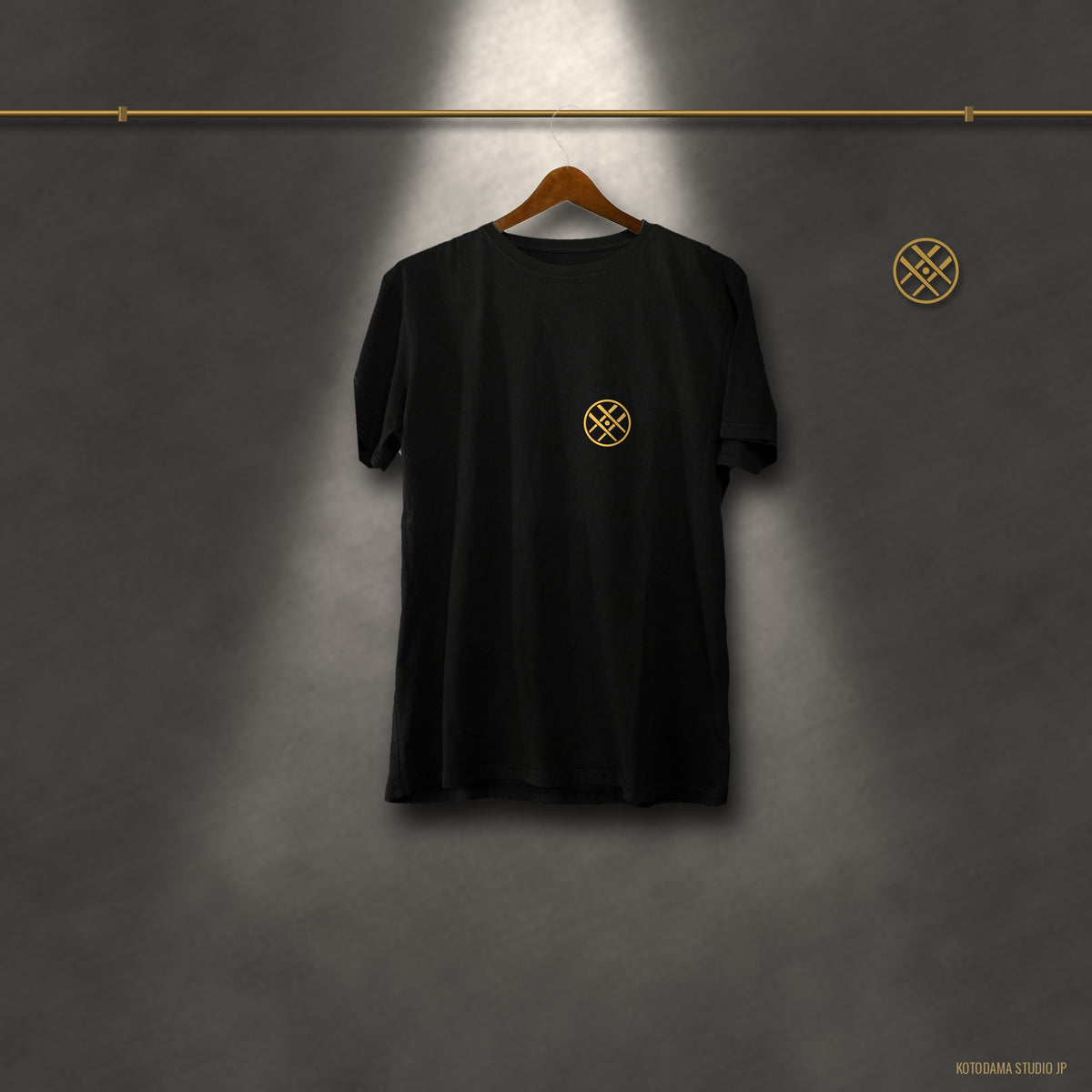 Japanese Kanji Back Print Shirt, Minimal Family Crest Tee, Spirit of Words Gift