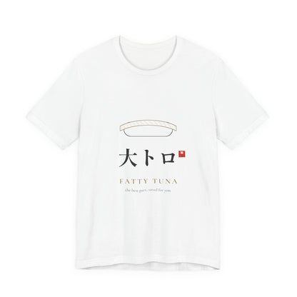 Fatty Tuna Sushi Shirt, Minimal Line Art Nigiri Tee, Japanese Sushi Lover Gift