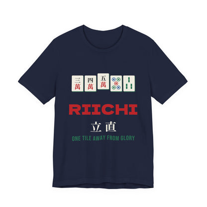 Riichi Mahjong Shirt, Japanese Mahjong Tiles Tee, Mahjong Player Gift, Mahjong Lover T-Shirt