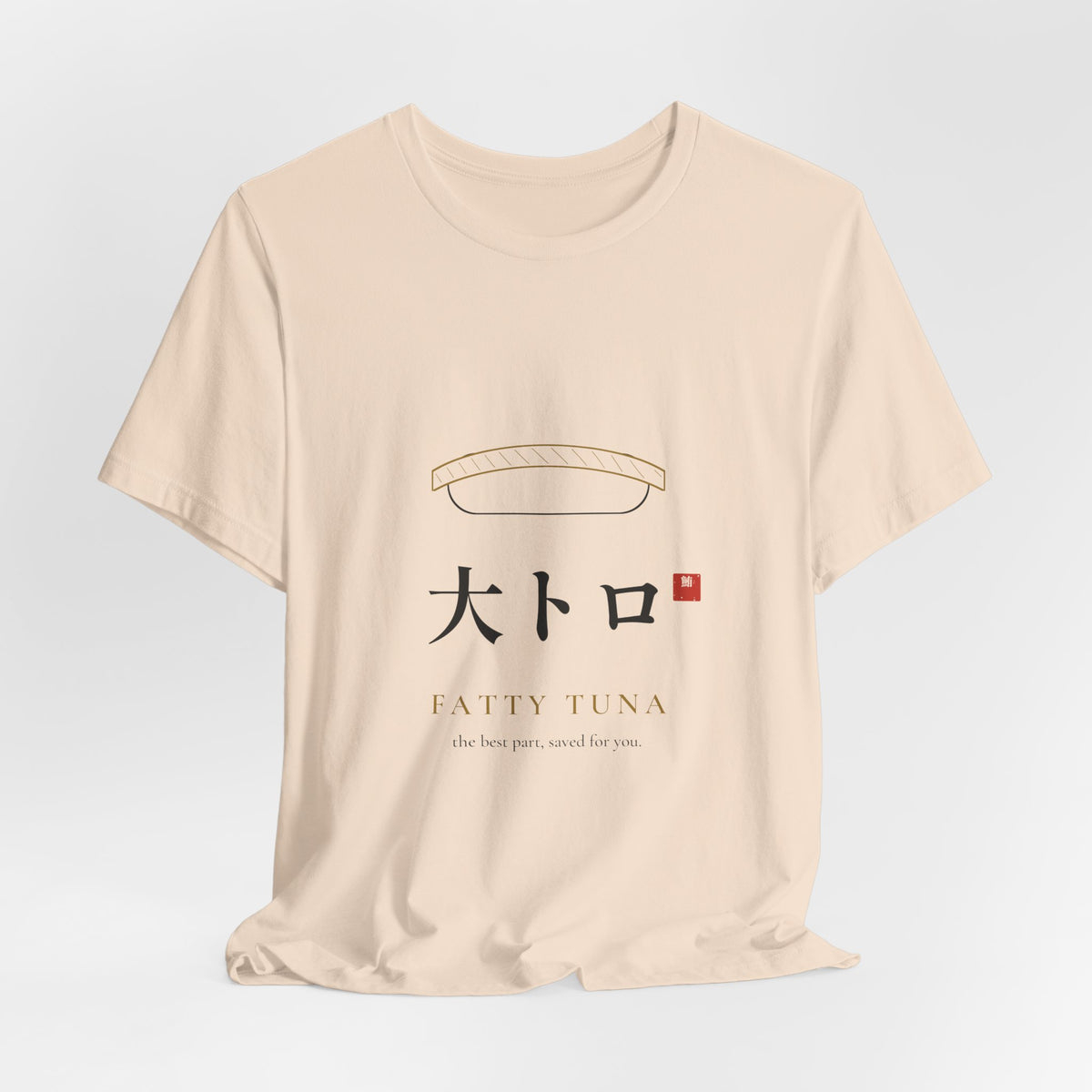 Fatty Tuna Sushi Shirt, Minimal Line Art Nigiri Tee, Japanese Sushi Lover Gift