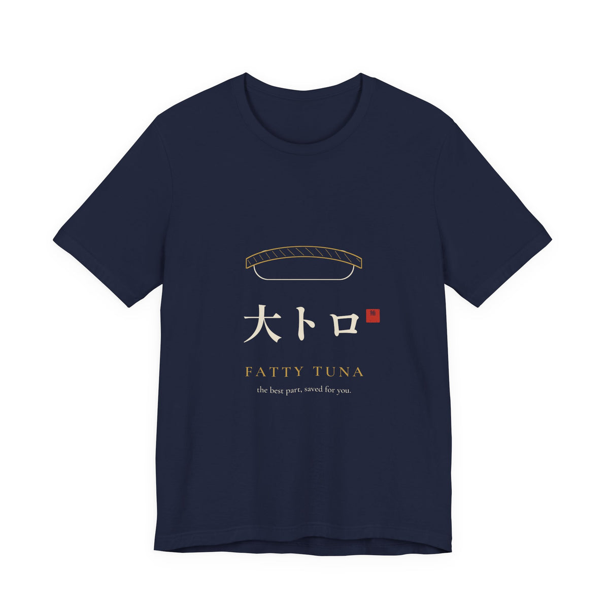 Fatty Tuna Sushi Shirt, Minimal Line Art Nigiri Tee, Japanese Sushi Lover Gift