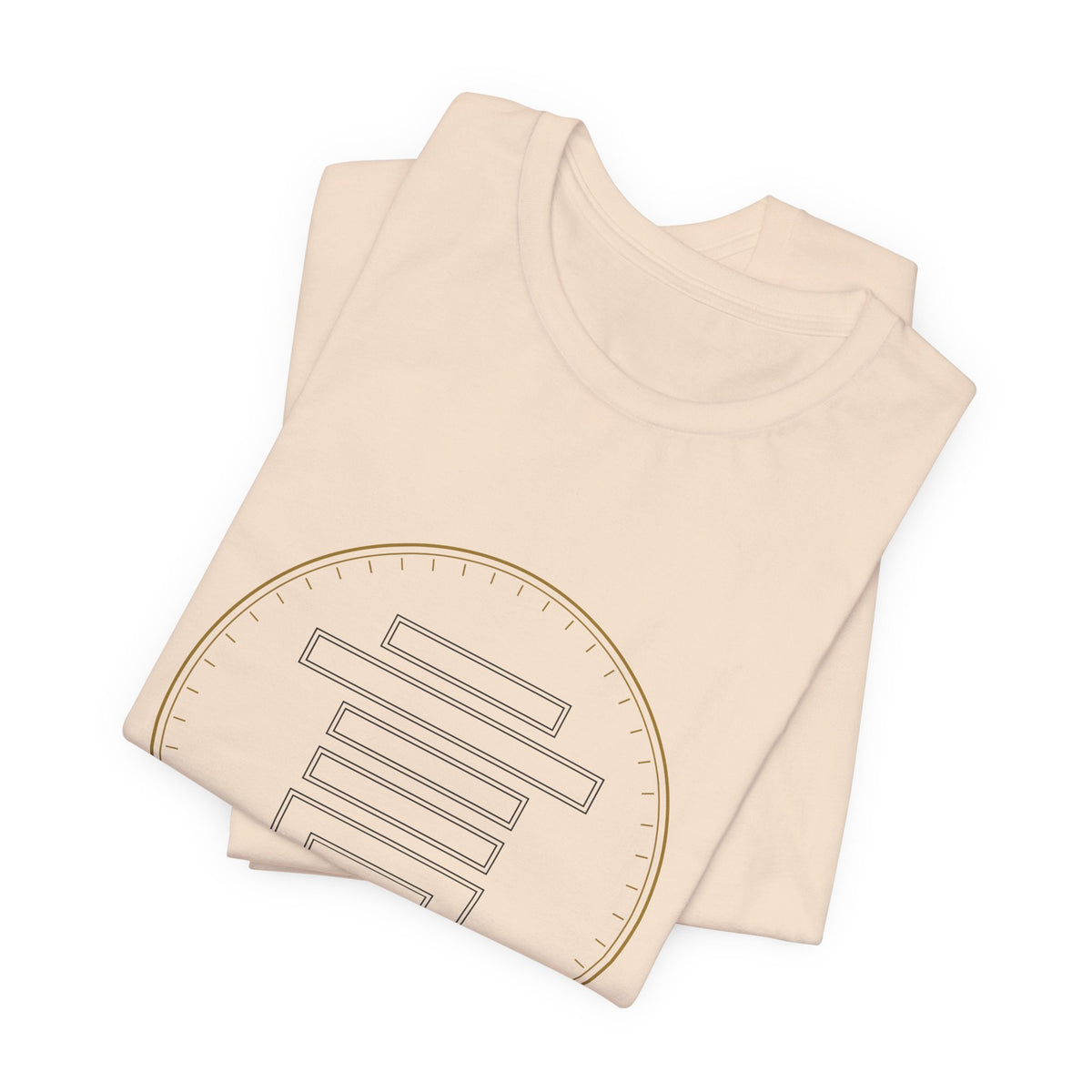 Geometric Kanji Shirt, Japanese Word Line Art Tee, Minimal Crest Style Gift