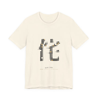 Wabi Sabi Shirt, Abstract Kanji Mosaic Tee, Japanese Minimalist Art Gift
