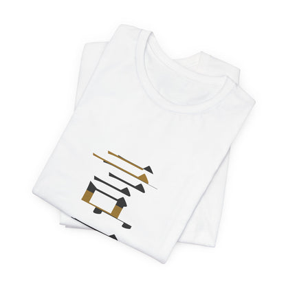Deconstructed Kanji Shirt, Japanese Graphic Typography Tee, Streetwear Word Lover Gift