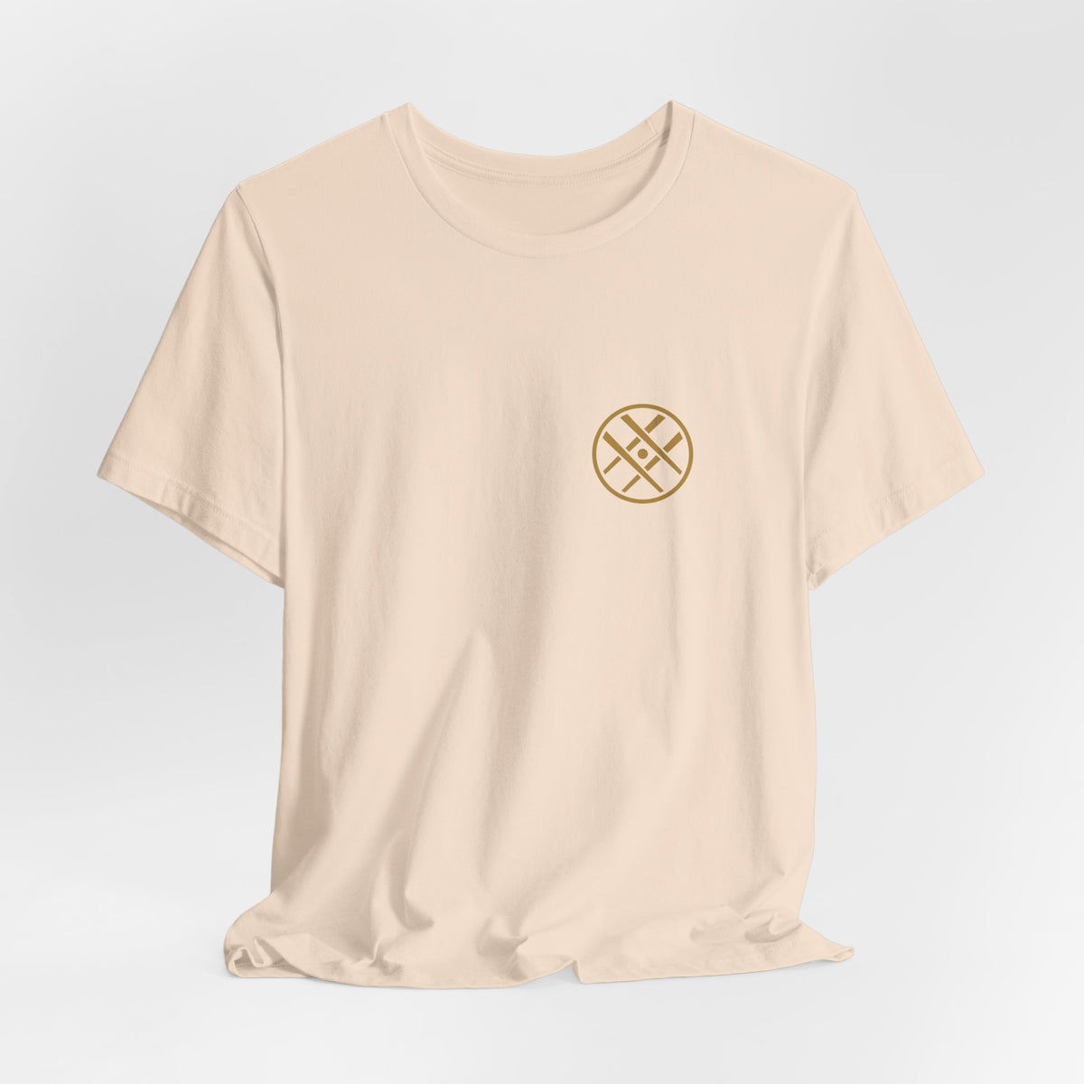 Japanese Kanji Back Print Shirt, Minimal Family Crest Tee, Spirit of Words Gift