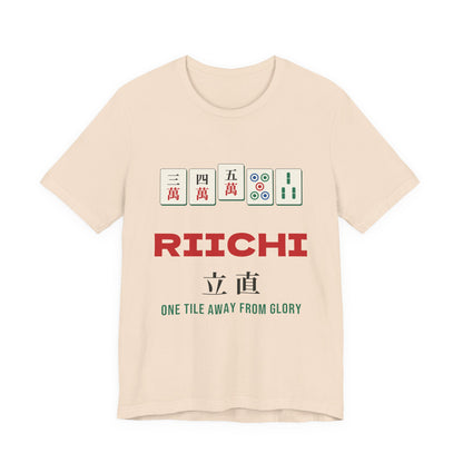 Riichi Mahjong Shirt, Japanese Mahjong Tiles Tee, Mahjong Player Gift, Mahjong Lover T-Shirt