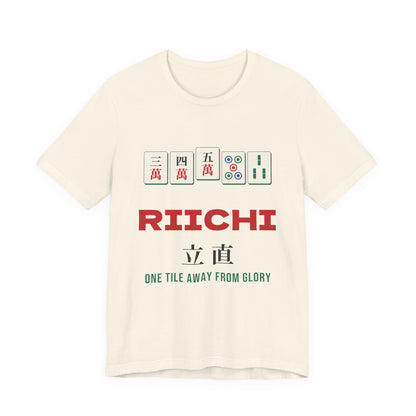 Riichi Mahjong Shirt, Japanese Mahjong Tiles Tee, Mahjong Player Gift, Mahjong Lover T-Shirt