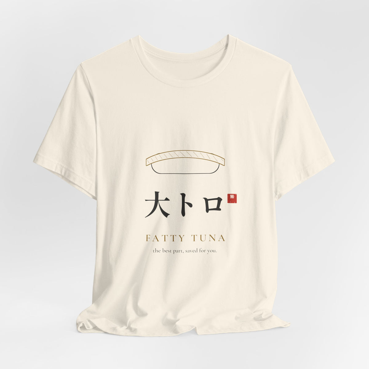 Fatty Tuna Sushi Shirt, Minimal Line Art Nigiri Tee, Japanese Sushi Lover Gift