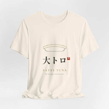 Fatty Tuna Sushi Shirt, Minimal Line Art Nigiri Tee, Japanese Sushi Lover Gift