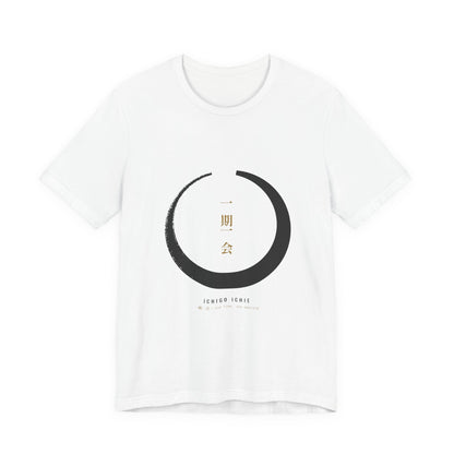 Zen Circle Shirt, Ichigo Ichie Japanese Calligraphy Tee, Mindfulness Gift