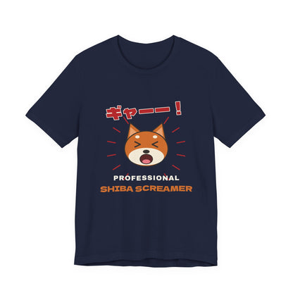 Funny Shiba Inu Shirt, Professional Shiba Screamer Tee, Shiba Scream Gift, Japanese Dog Owner T-Shirt