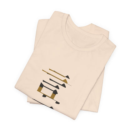 Deconstructed Kanji Shirt, Japanese Graphic Typography Tee, Streetwear Word Lover Gift