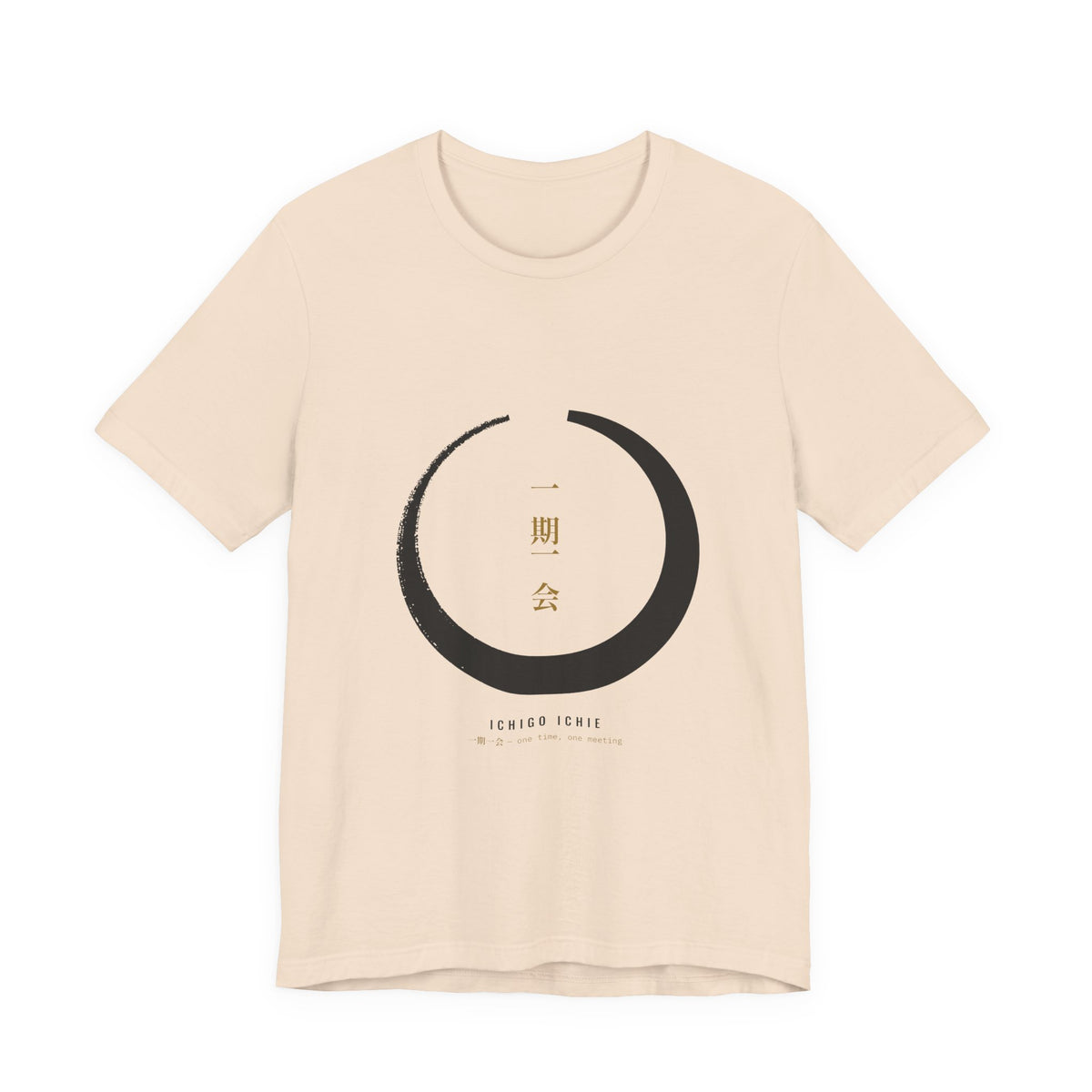 Zen Circle Shirt, Ichigo Ichie Japanese Calligraphy Tee, Mindfulness Gift
