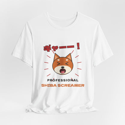 Funny Shiba Inu Shirt, Professional Shiba Screamer Tee, Shiba Scream Gift, Japanese Dog Owner T-Shirt