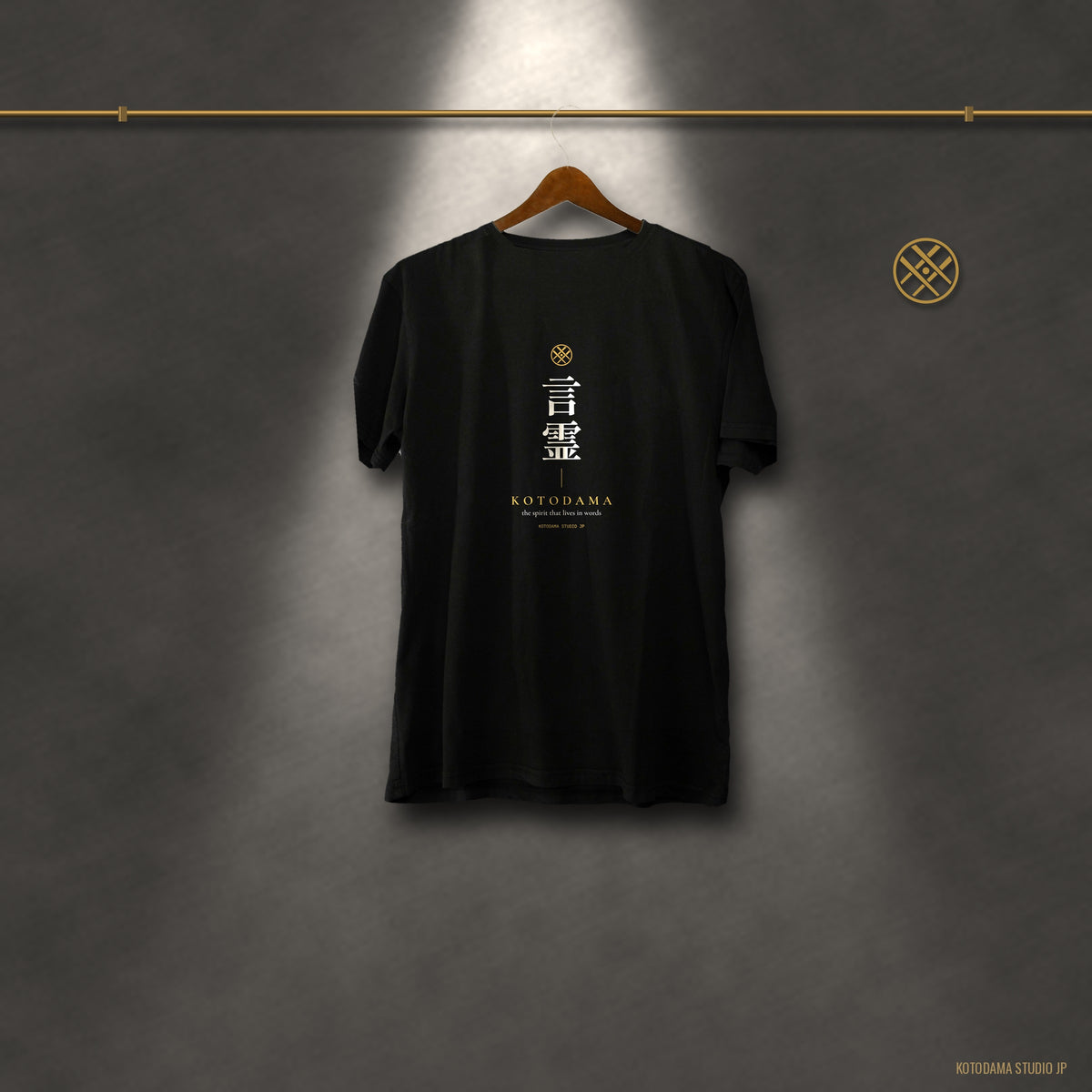 Japanese Kanji Back Print Shirt, Minimal Family Crest Tee, Spirit of Words Gift