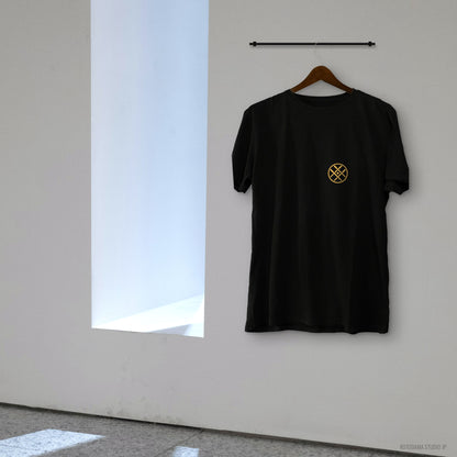 Japanese Kanji Back Print Shirt, Minimal Family Crest Tee, Spirit of Words Gift
