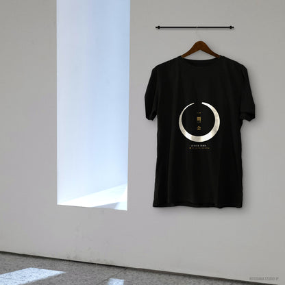 Zen Circle Shirt, Ichigo Ichie Japanese Calligraphy Tee, Mindfulness Gift